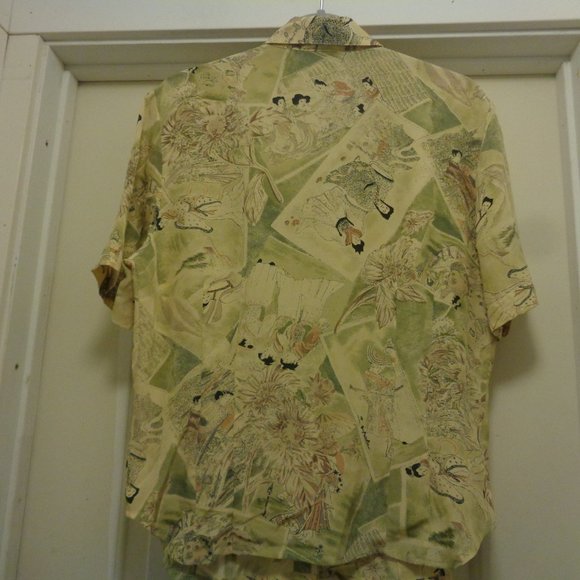 VINTAGE PRETTY ASIAN ROYALTY BLOUSE LG - Picture 6 of 6